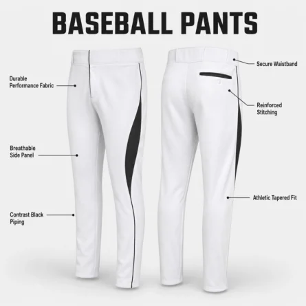 Custom Side Panels baseball pants - Image 4