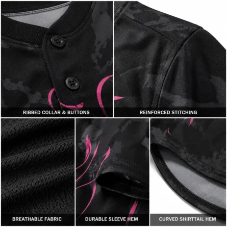 Custom Baseball Sublimation Jersey - Image 4