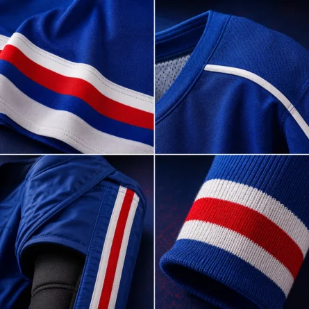 Custom Royal Blue Ice Hockey Uniform Set - Image 4