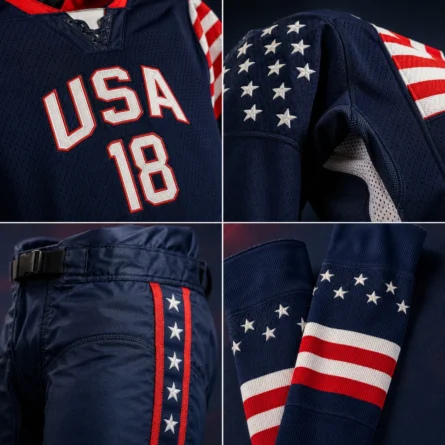 Custom USA Ice Hockey Uniform Set - Image 4