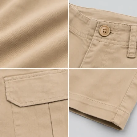 Premium Cotton Cargo Shorts - Image 2