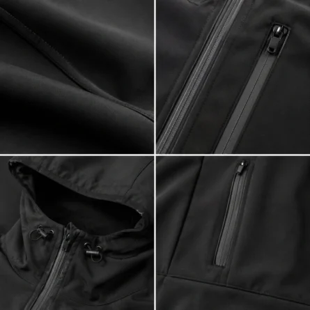 Custom Hooded Softshell Jacket - Image 5