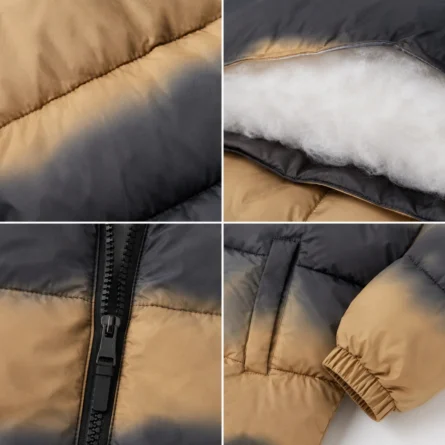 Custom Gradient Puffer Jacket - Image 2