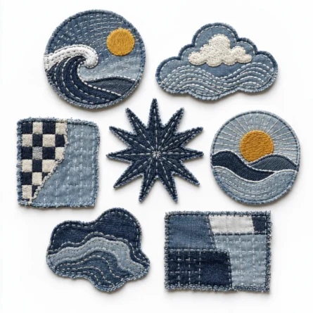 Custom Denim Patchwork Patches - Image 2