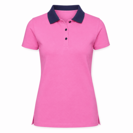 Custom women’s cotton polo shirt