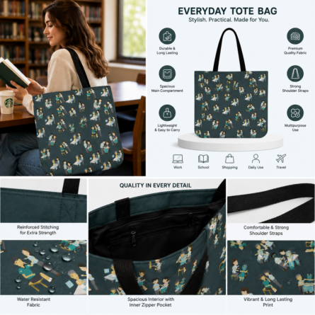 Custom Printed Tote Bag - Image 3