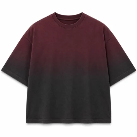 Custom Ombré washed & dyed T-shirt styles
