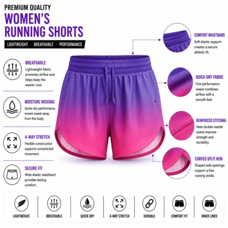 Custom Women Running Shorts - Image 4
