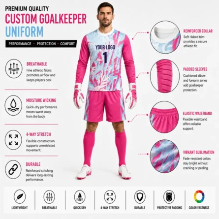 Custom Goalkeeper Uniform Set - Image 5