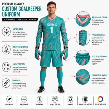 Custom Goalkeeper Uniform Sett - Image 2