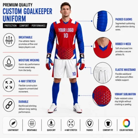 Custom Goalkeeper Sublimation Uniform Set - Image 5