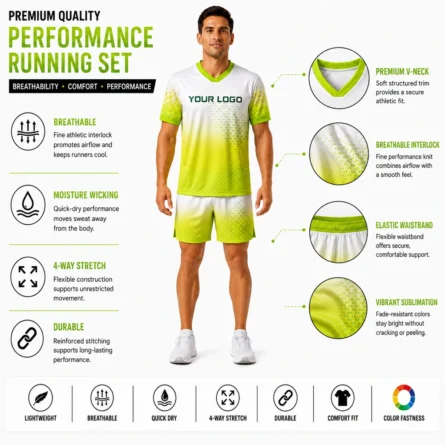 Custom Running Uniform set - Image 2