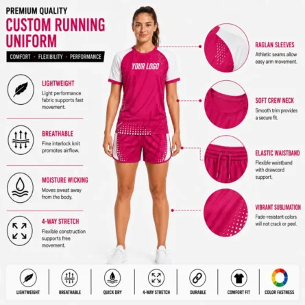 Custom Women Running Uniform set - Image 5