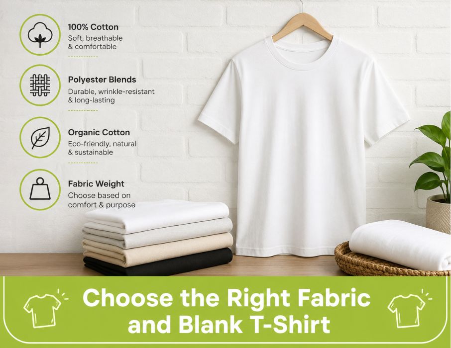 Choose the Right Fabric and Blank T-Shirt