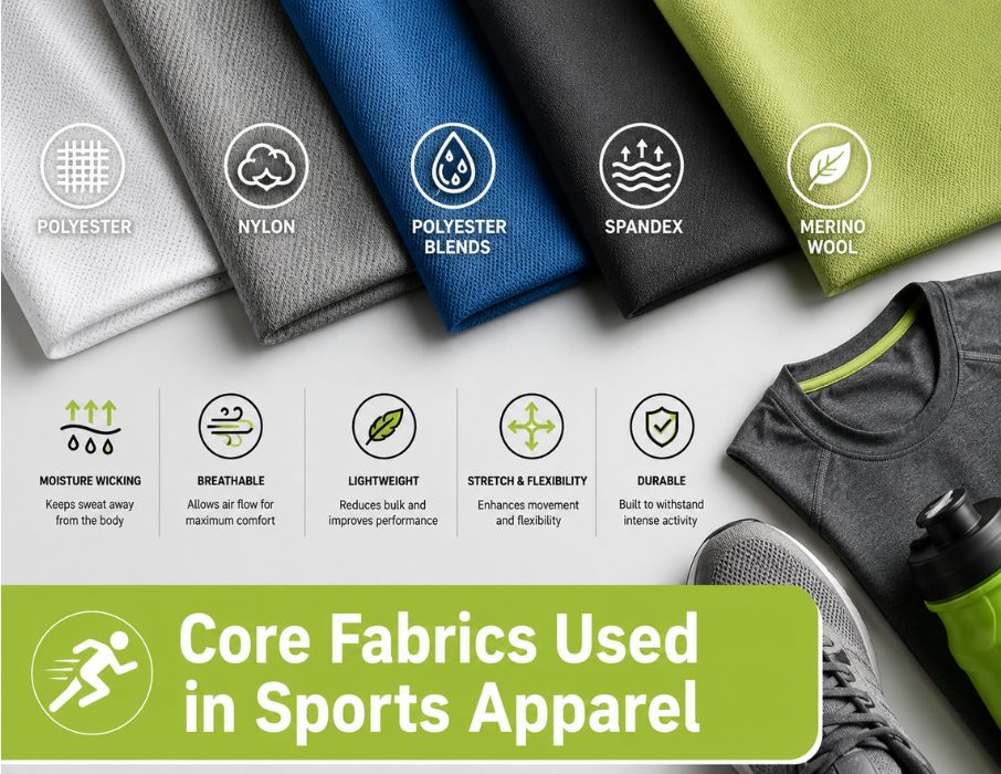 Core Fabrics Used in Sports Apparel
