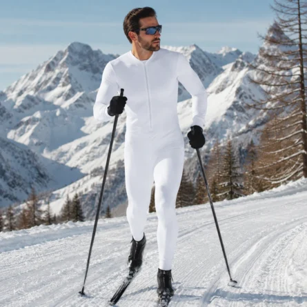 Men Full-Zip Base Layer Jumpsuit - Image 2