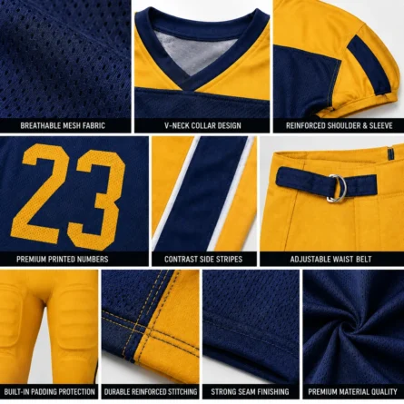 Custom American Football Uniform Set - Image 2
