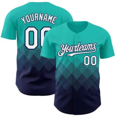 Custom Gradient Baseball Jersey