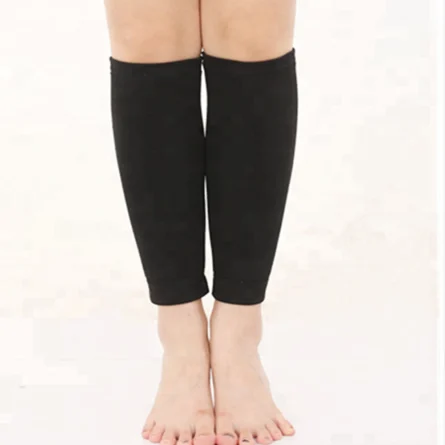 Custom Black Calf Compression Sleeves