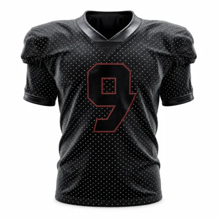 Custom American football Dotted Mesh jersey