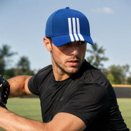 Premium Blue Baseball Cap - Image 3