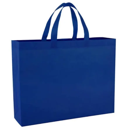 Custom Blue Shopping Tote Bag