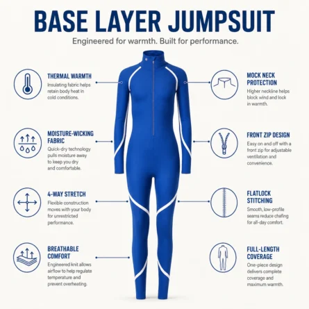 Women  Base Layer Jumpsuit - Image 4