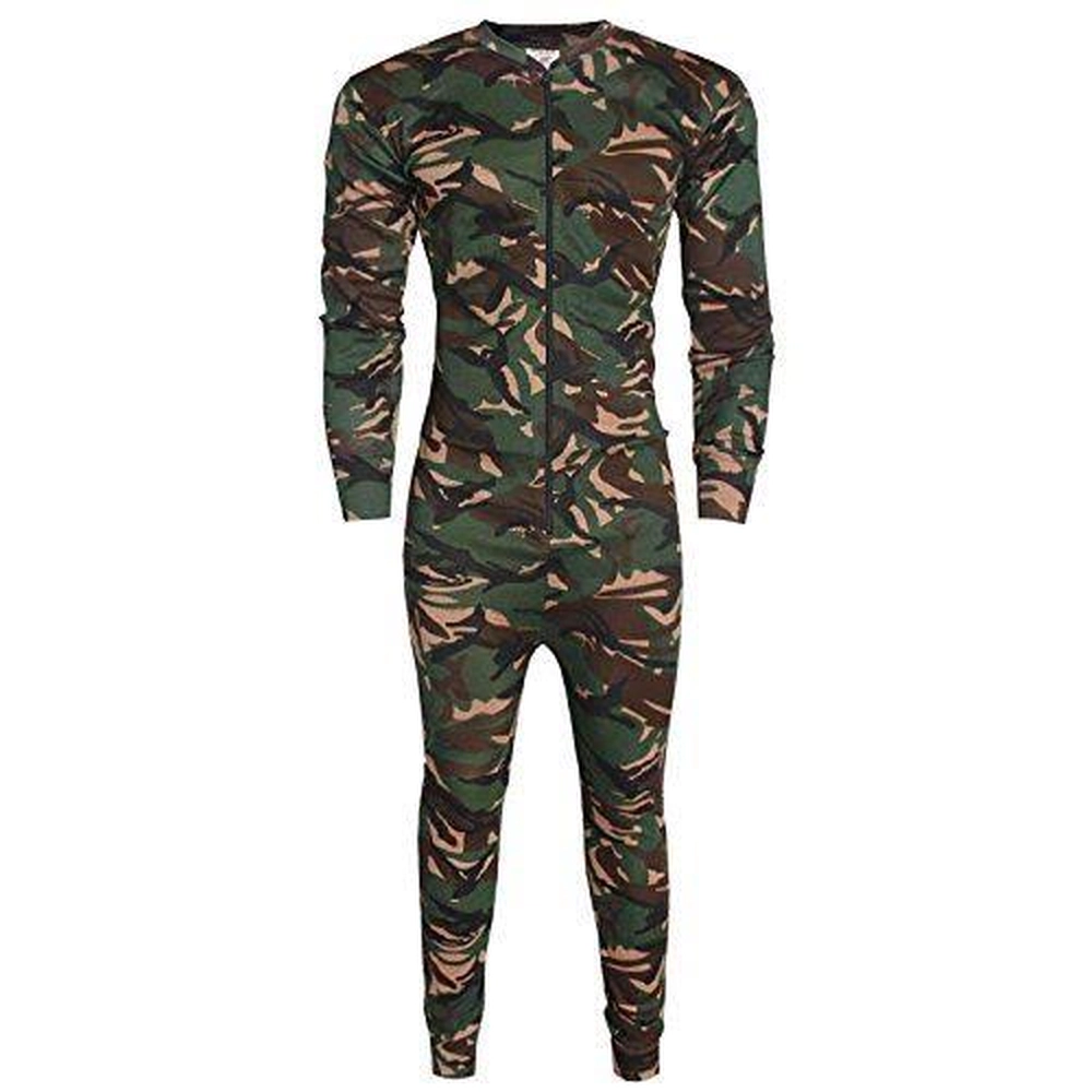 Men Camouflage Base Layer Jumpsuit