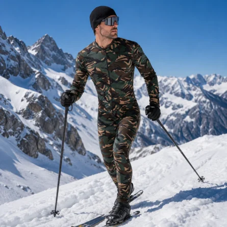 Men Camouflage Base Layer Jumpsuit - Image 4