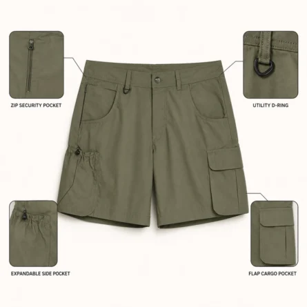 Custom Men Cargo Shorts - Image 2