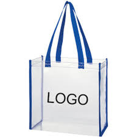 Custom Clear PVC Shopping Tote Bag