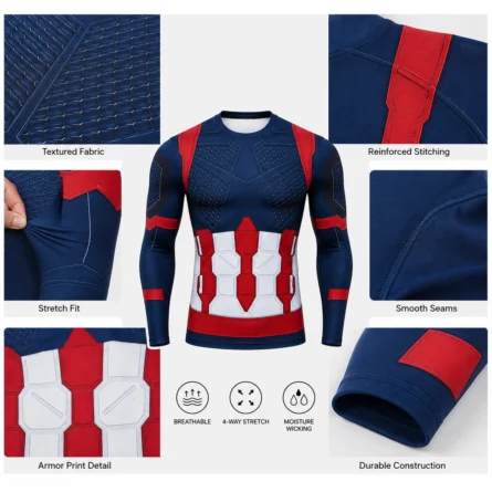 Custom Sublimated Long-Sleeve Rugby Uniform - Image 3