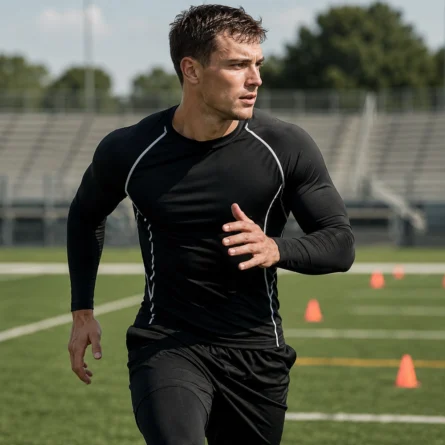 Custom Premium Men Compression Shirt - Image 2