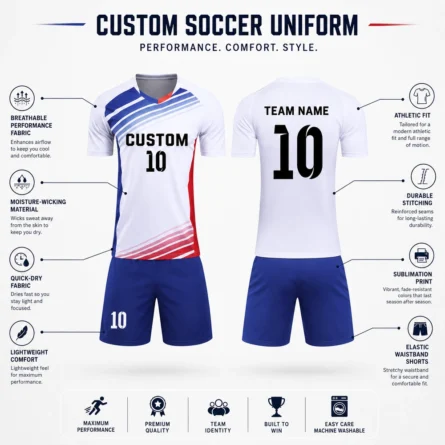Custom Sublimated Soccer Uniform Set - Image 4