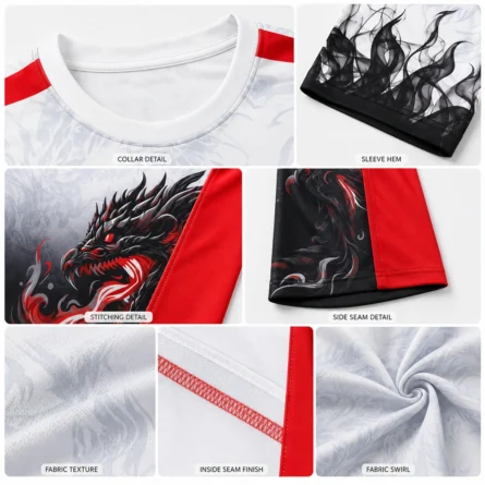 Custom Men Soccer Sublimation Jersey - Image 2
