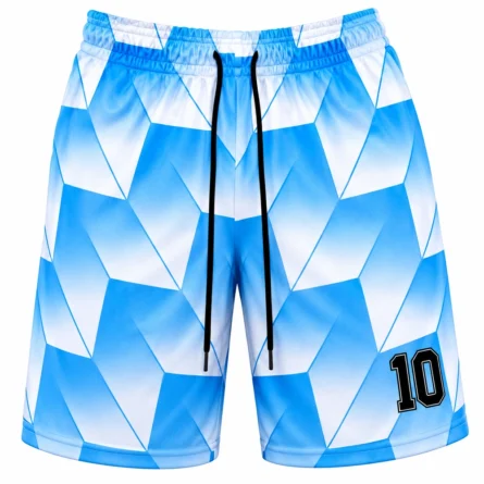 Custom Geometric Soccer Shorts