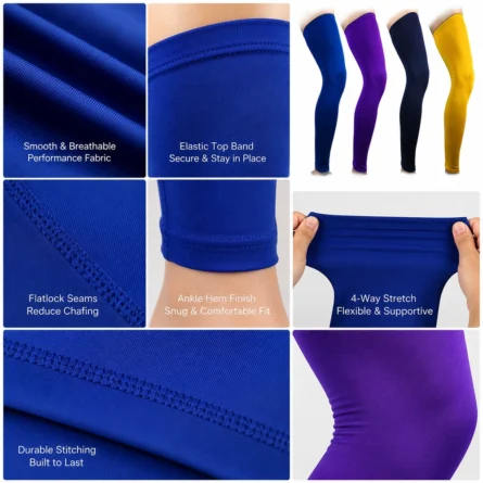 Custom Full Leg Compression Sports Sleeves - Image 2