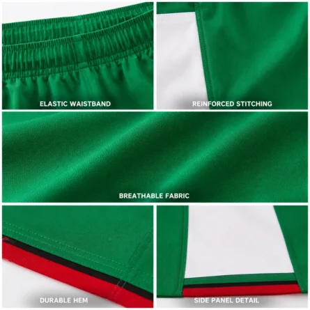 Custom Rugby Shorts With Panel - Image 3