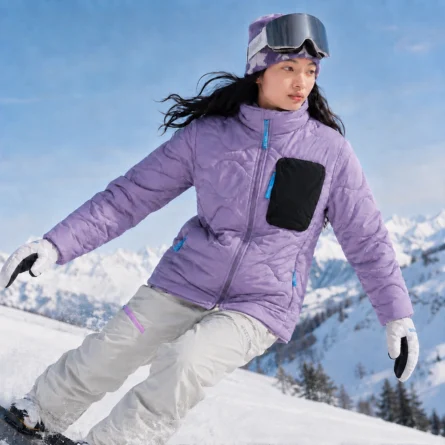 Women Wave With Chest Pocket Midlayer Jacket - Image 3