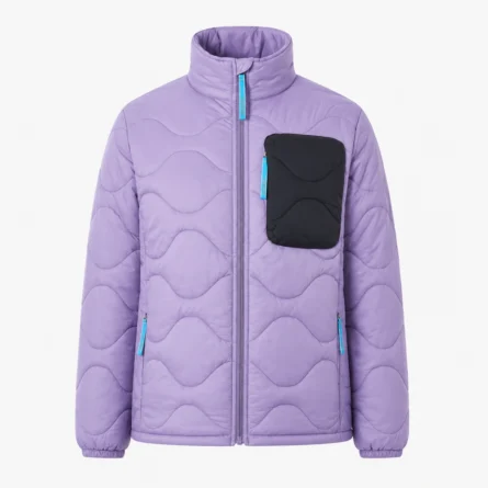 Women Wave With Chest Pocket Midlayer Jacket