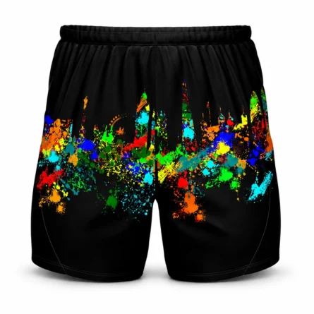 Custom Paint-Splash Rugby Shorts