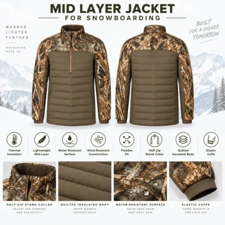 Custom Quarter-Zip Midlayer Jacket - Image 3