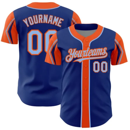 Custom Full-Button Baseball Jersey