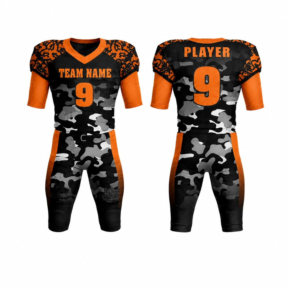 Custom Camo American Football Uniform Set