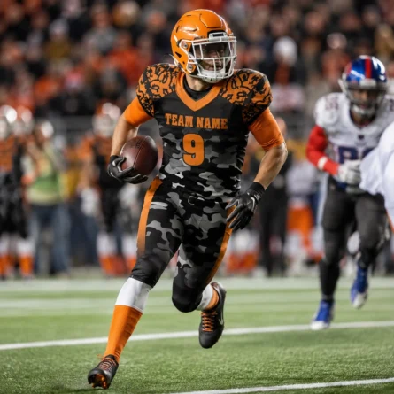 Custom Camo American Football Uniform Set - Image 4