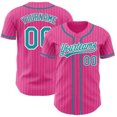 Custom Pinstripe Baseball Jersey