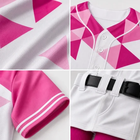 Custom Geometric Baseball Uniform Set - Image 2