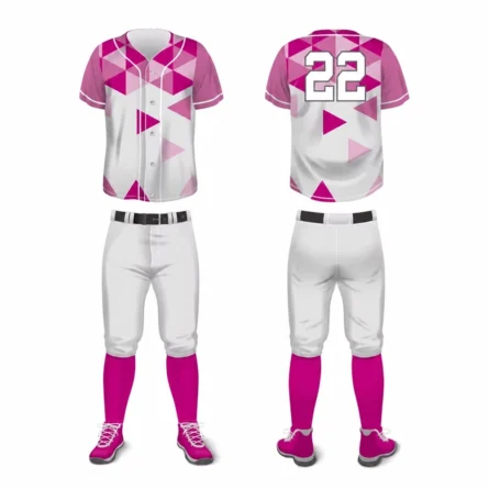 Custom Geometric Baseball Uniform Set