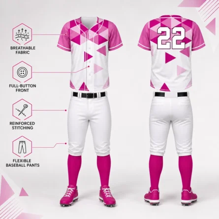 Custom Geometric Baseball Uniform Set - Image 5