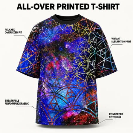 Custom All-Over Print  T-Shirt - Image 4